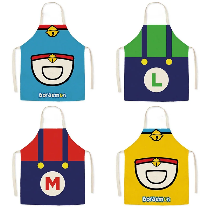 

Bell Cat постоянно меняющийся пояс для пары, домашний кухонный модный фартук, милый мультяшный фартук