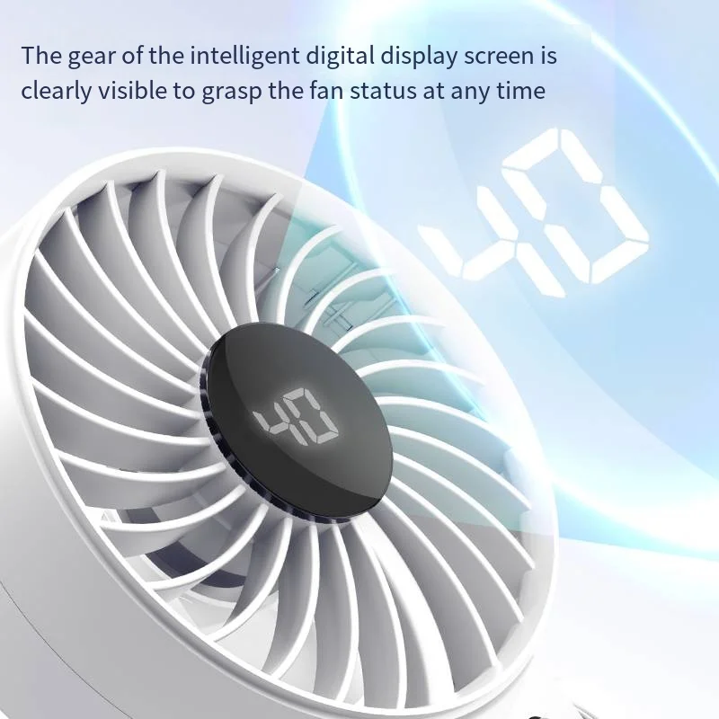 Xiaomini Fan is a rechargeable portable fan with a built-in stand, compact and portable, which can be used while charging