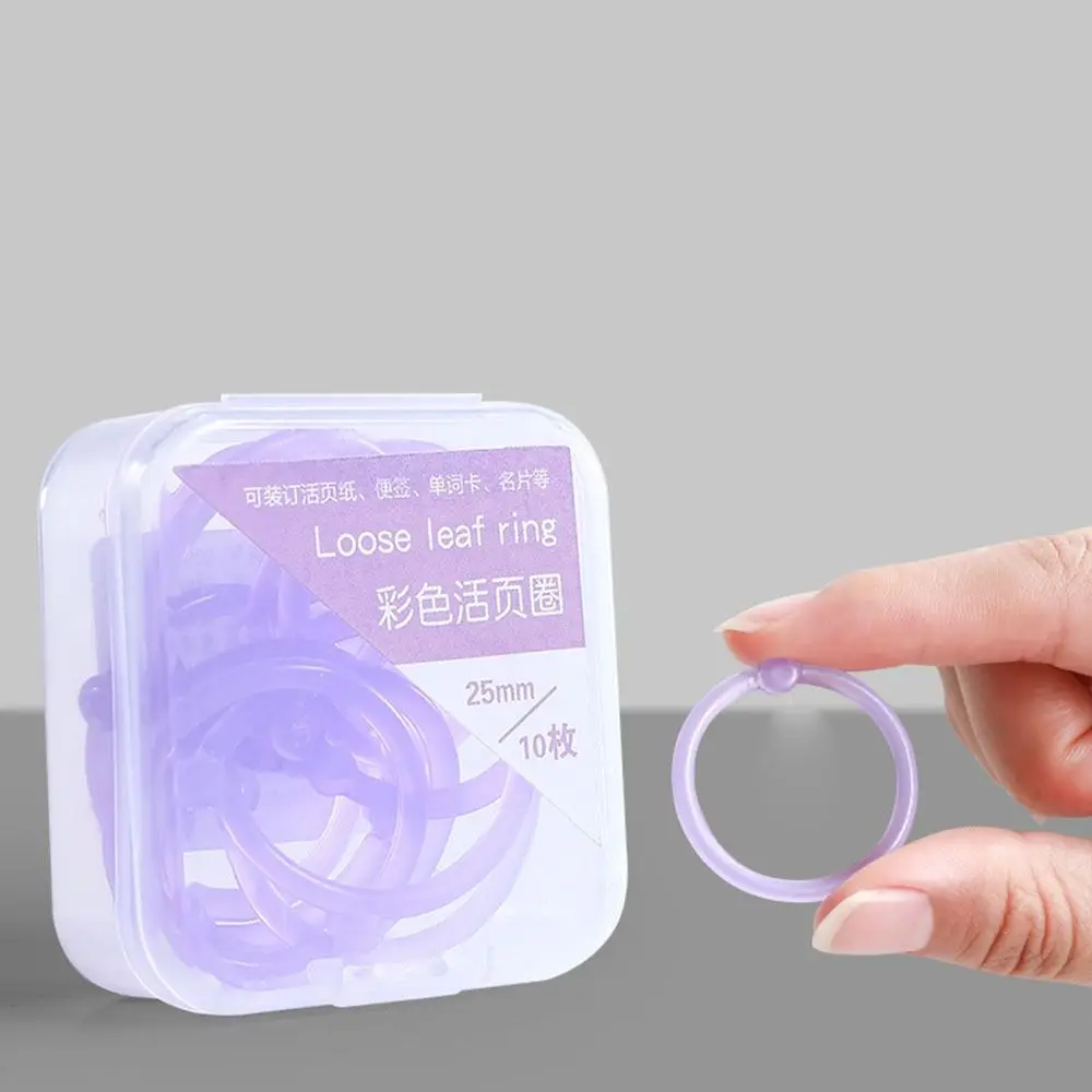 

Binding Supplies Notebook School Office Supplies Albums Paper Binder Ring Circle Ring Loose Leaf Ring DIY Binder Ring