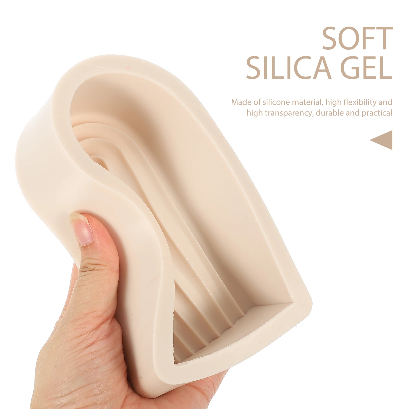 

DIY Mold Silicone Rainbow Arch Mold for Handmade Candles Easy to Use and Clean High Transparency