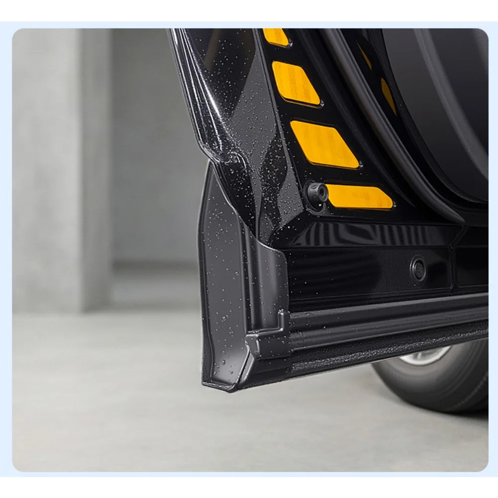 Für Toyota RAV4 2026-2028 Vordertür-Eckdichtungsabdeckung ABS Schwarz Schutzleiste 2 Stück Auto-Außenaccessoires Plus – Detail 9