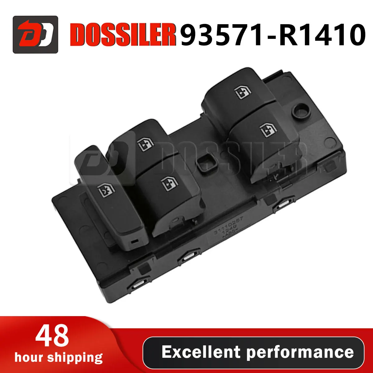 

93571-R1410 NEW Power Window Switch Front Left Driver Side Window Control Switch for Hyundai HB20 2019 2020 2021 2022 2023 2024