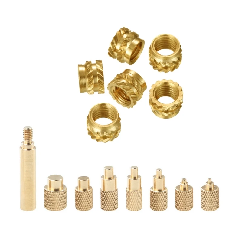 Internal Thread Heat Insertion Tool Set Hot Melt Nut Insertion with 100PCS Hot Melt Nut for 3D Soldering Iron