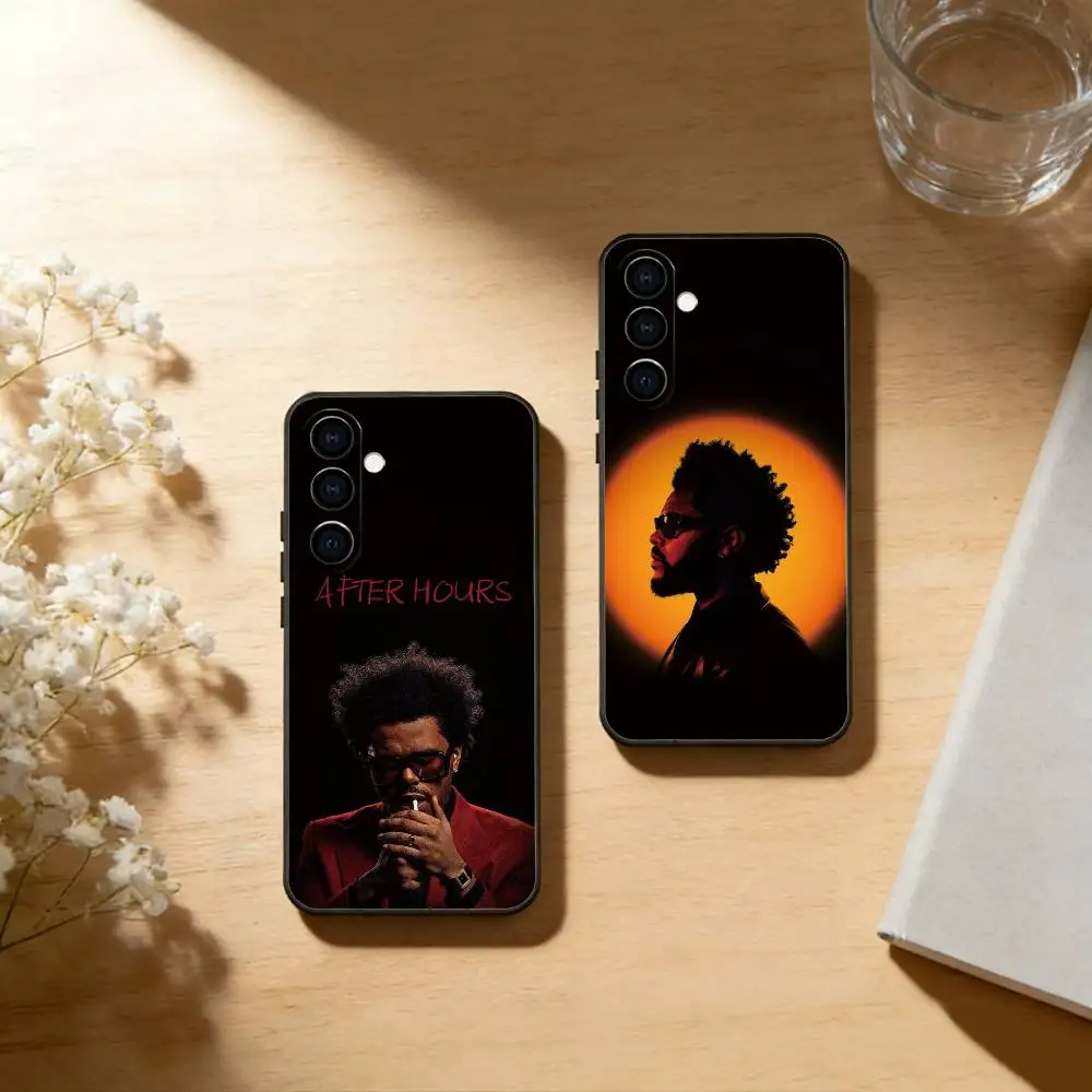 

Singer T-The W-Weeknd Phone Case For Samsung Galaxy A73,A72,A71,A70,A53,A52,A51,Soft Silicone Black Cover
