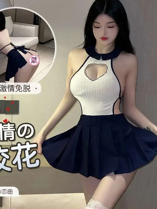 WOMENGAGA ملهى ليلي الجوف الظهر مثير فستان قصير بحار موحدة المرأة فستان أنيق الحلو موضة الكورية المرأة فستان قصير Z7BF #2