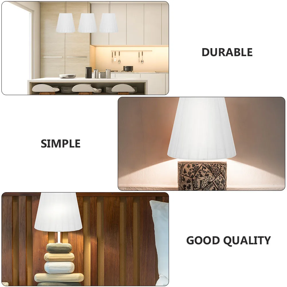 

2Pcs Protective Lampshade Translucent Gauze Cover Decorative Light Shade for Ceiling Wall Lamps Home Bedroom Type Lampshades