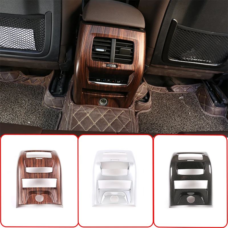 

For BMW X3 X4 G01 G02 2018 2019 2020 ABS Car Armrest Box Rear Air Conditioning Vent Outlet Frame Cover Trim Sticker Accessories