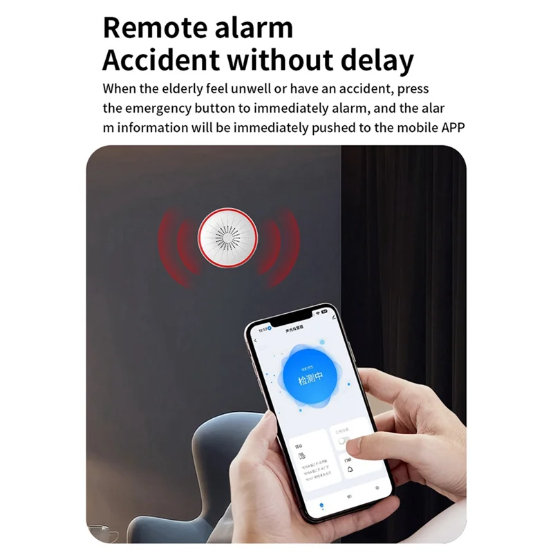 APPLIA-Tuya Smart Home Wireless Alarm System Sound And Light Alarm Sensor Detector Intelligent USB Powered Sensor