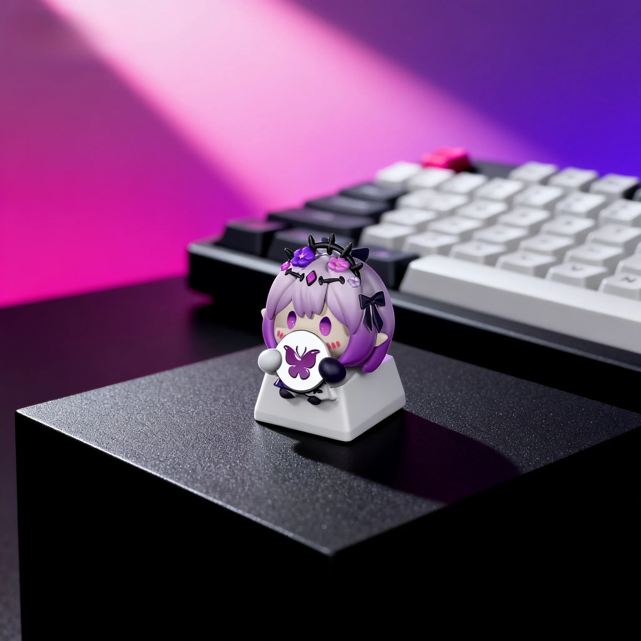 Honkai Star Rail Castorice Anime Keycap Resin Creativity Keycaps Mechanical Keyboard Keycaps Personality Custom Pc Accessories