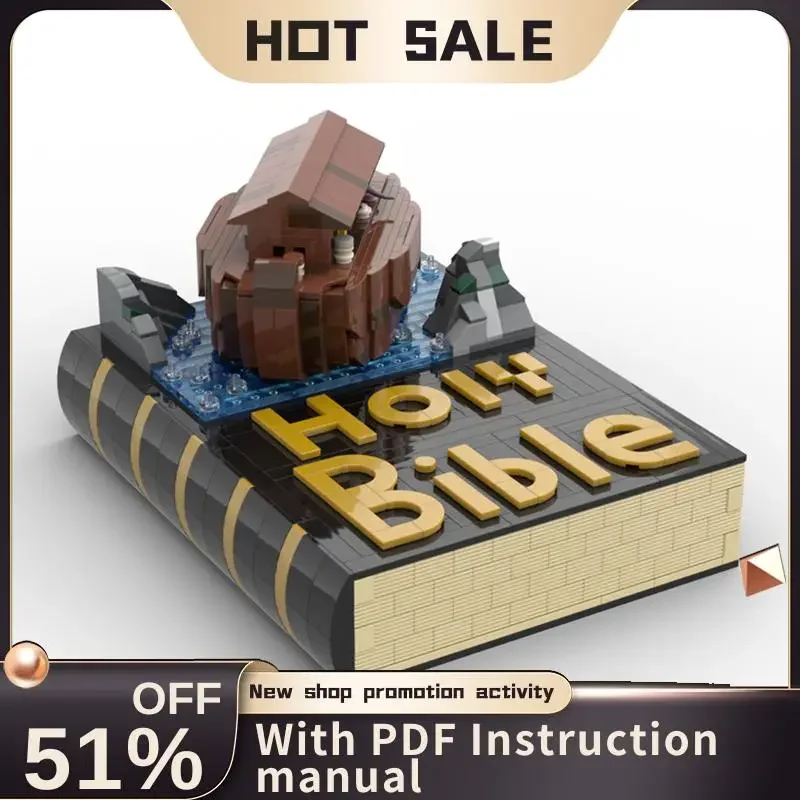 

Новинка, 472 шт., серия Famous Creation Moc, модель Святой Библии, пазлы на заказ, креативные идеи «сделай сам», детские игрушки, подарки на день рождения, Рождество