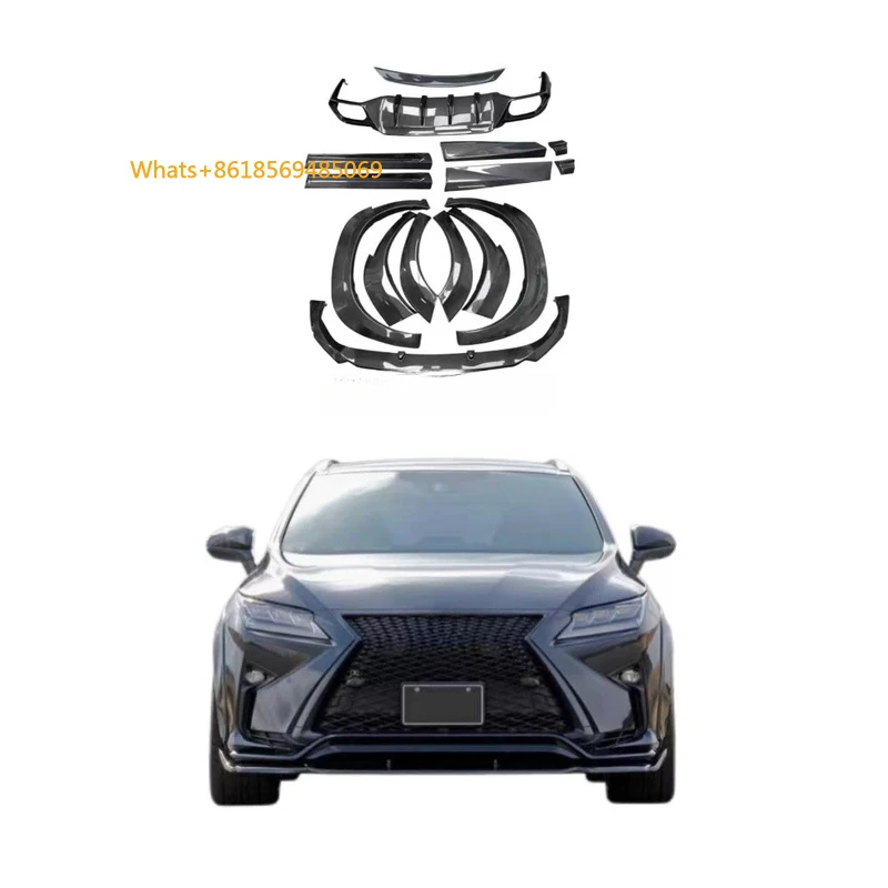 High Quality Auto Parts  RX 16-19 AIM Style Body Kit Front Lip Rear Diffuser Side Skirts FRP or Carbon Fiber
