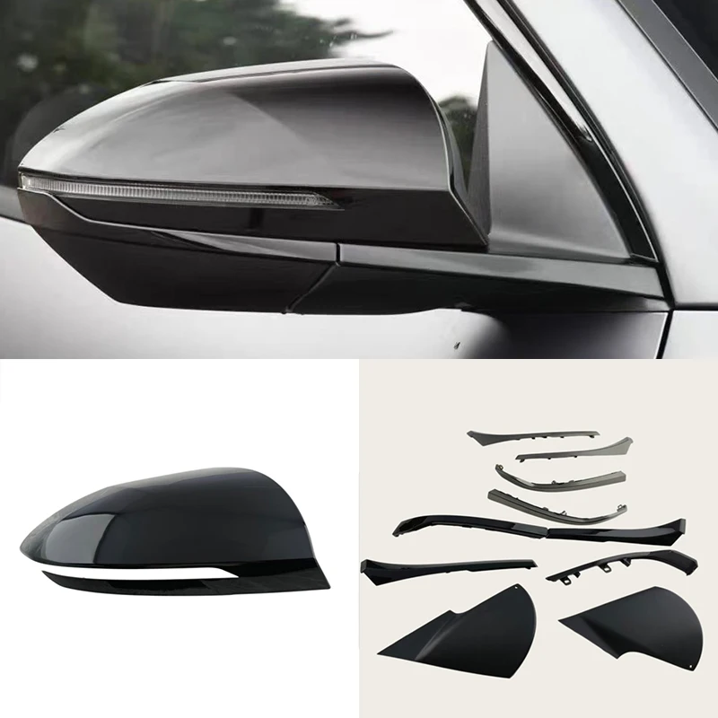 For Hyundai Tucson NX4 2021-2024 LWB (Not Suitable SWB Tucson) Rearview Mirror Frame Lens Bright Strip Housing 87611/21-N9000