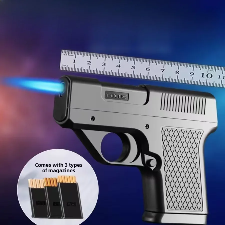 

Пистолетные зажигалки с 3 портсигарами, реактивной турбинной зажигалкой, газовая зажигалка, ветрозащитная зажигалка для сигар, гаджеты для мужчин, 10 шт.