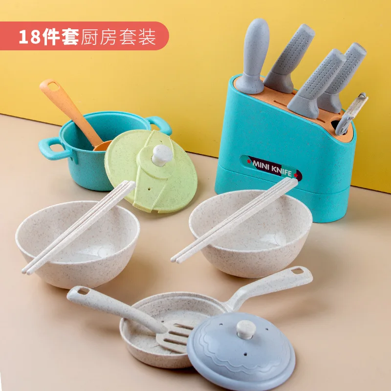 Children'S Play Kitchen Toy Set Parent Child Interactive Mini Kitchenware For Boys And Girls Kids Pretend To Be Eating Tools