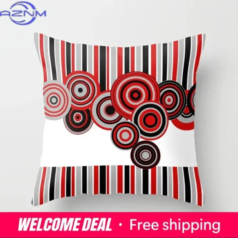 Love Line Circle Pillowcase Office Living Room Home Pillowcase Car Ornaments