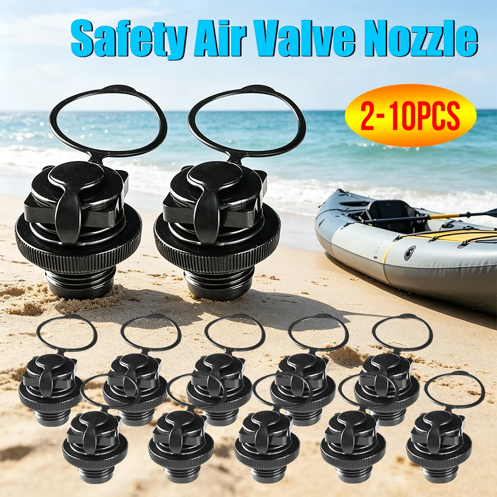 2-10 Stück Kajak-Schlauchboot-Stecker-Ersatz, Spiralluftstopfen für aufblasbare Boote, Luftmatratzen-Stecker-Ersatz für aufblasbare Boote, Kajaks, Schlauchboote