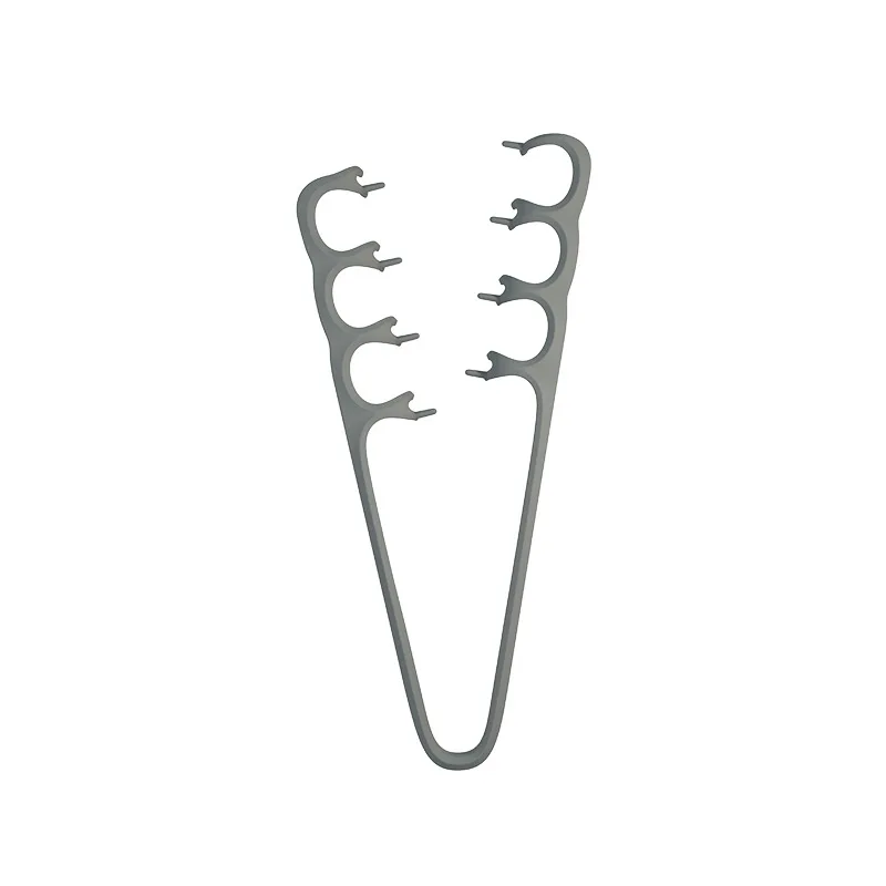 Volumegevende ontklittende haarborstel voor mannen, brede tanden, stylingtool voor krullend, golvend en alle haartypes, pluizige textuur, salon styling borstel