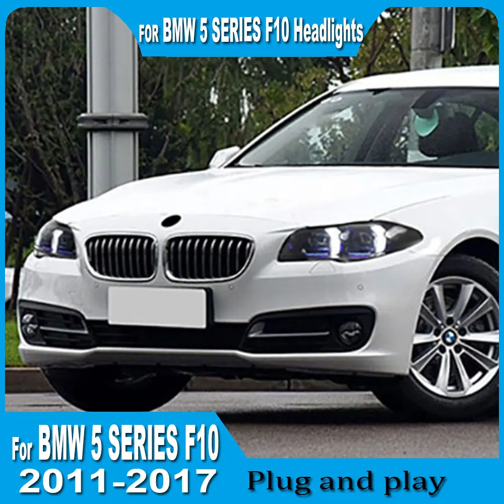 

Car Headlight For BMW 5 Series F10 F18 LED Headlights 2010 2011 2012 2013 2014-2017 Car Head Lamp DRL Signal Projector Lens