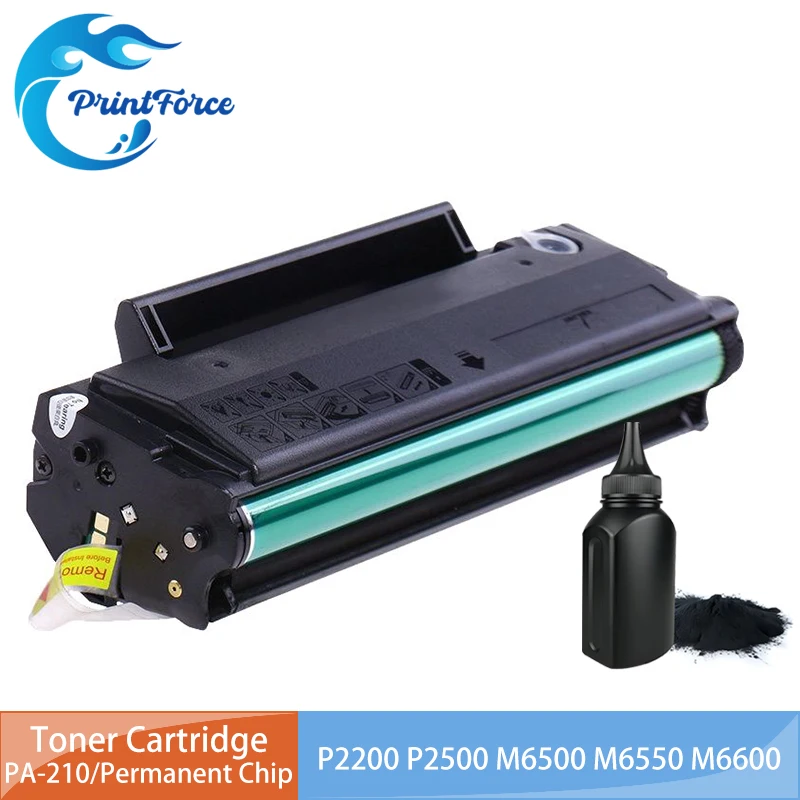 PA210 PA-210 PA-210E Refillable Toner Cartridge Permanent Chip for Pantum P2200 P2500 P2500W M6500 M6550 M6600 M6500N M6500