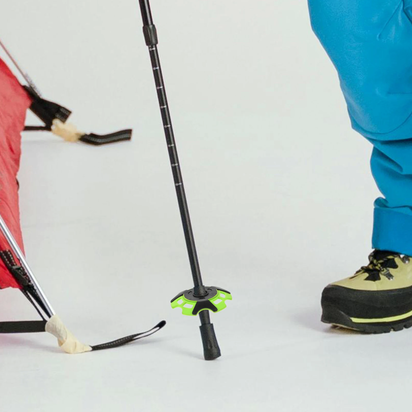 

Alpenstock Mud Tray Walking Stick Hiking Pole Tips Trekking Pads Ski Poles Anti-skid Base of Tips. Plastic Accessories Climbing