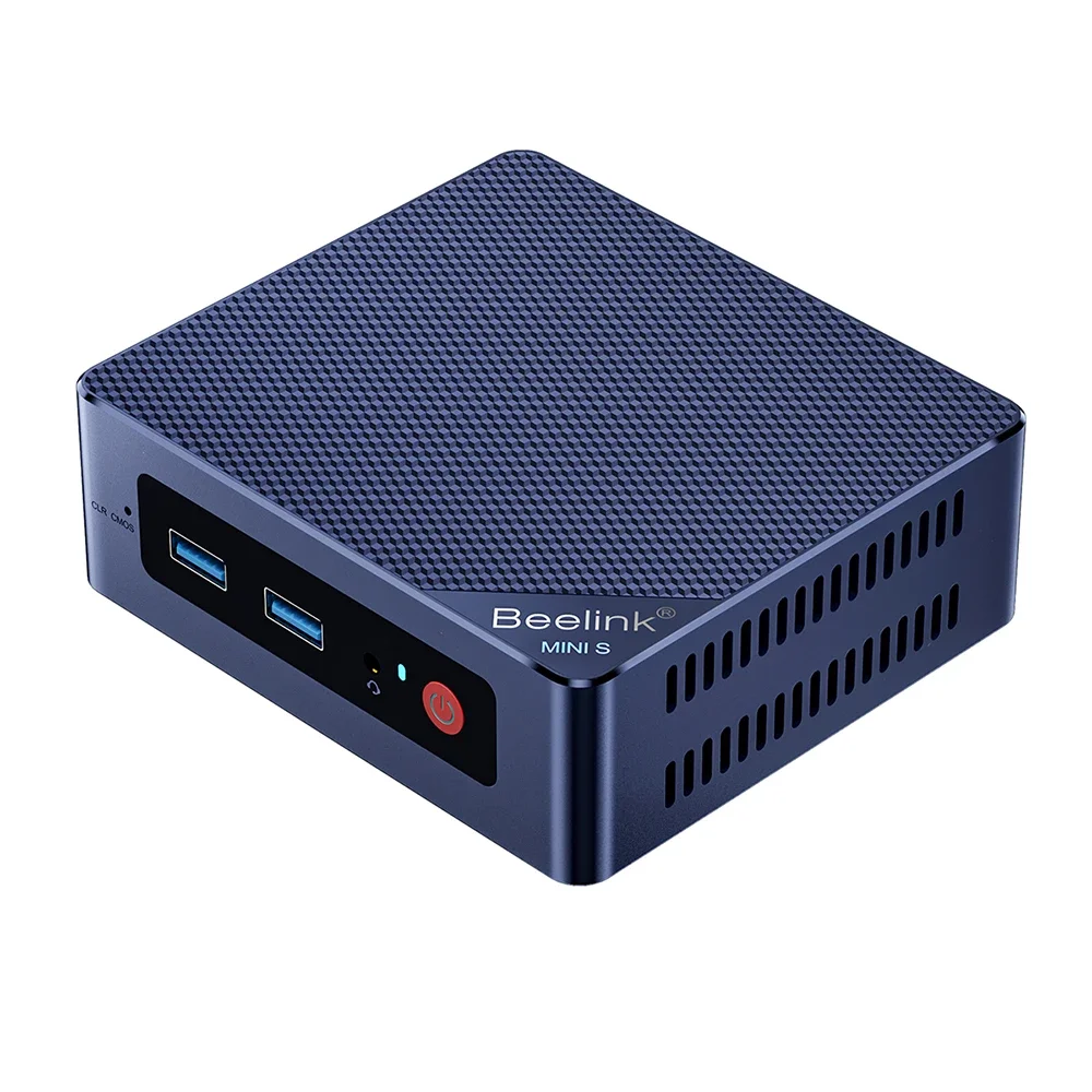 2026 New 12th Gen Low Power Office MINI PC Alder Lake-N100 CPU Beelink MINI S12 8G DDR4 500G SSD Win11 pro