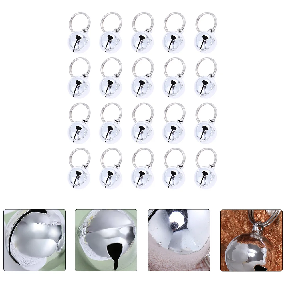 

20pcs Copper Bells Diy Pet Collar Bell Craft Accessories Small Hanging For Christmas Decoration Party Ornament Wind Chimes
