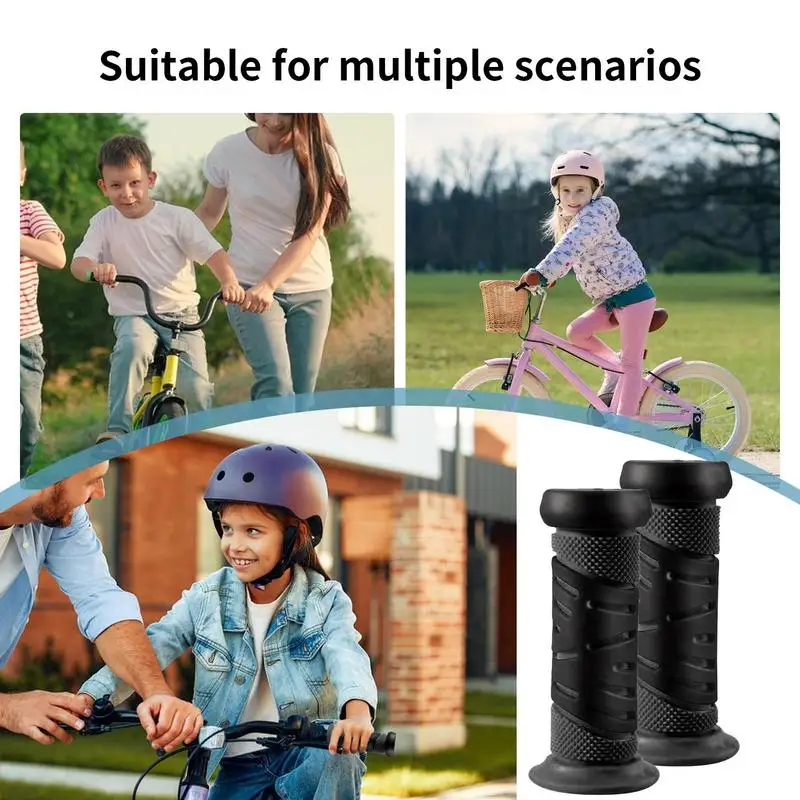 Handlebar Grips For Cycle Rubber Mountain Cycle Handlebar Grips Kids Cycles Handles Grips Kids Non-Slip-Rubber Handlebar Grips