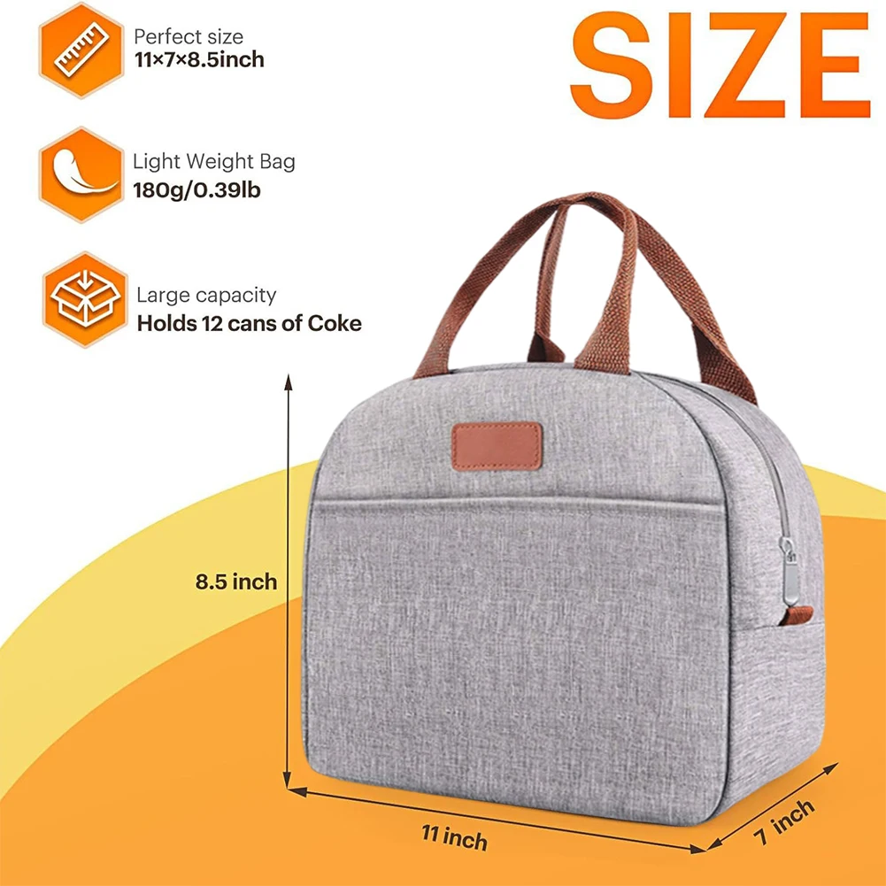 

Термосумка для обедов, герметичная, маленькая, для еды, утолщенная, для работы, путешествий, активного отдыха