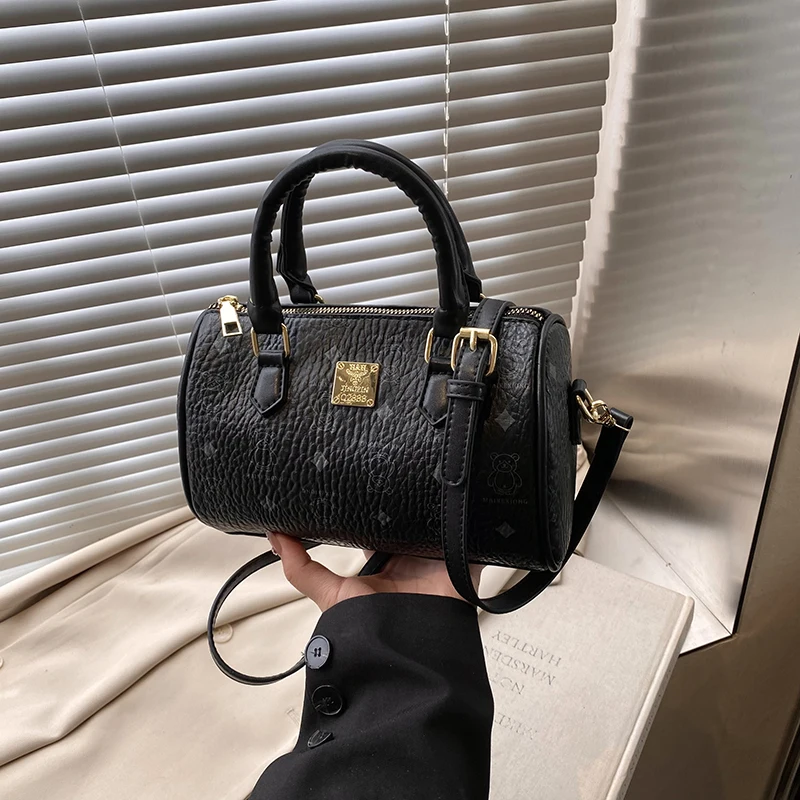 

Элегантная кожаная классическая дизайнерская сумка для подгузников Paris: модная женская сумка через плечо от люксового бренда для повседневного использования