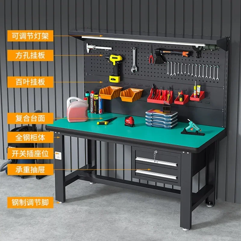 Anti-static Workbench Heavy-duty Fitter Workbench Maintenance Workshop Quality Inspection Operator Assembly Line Double