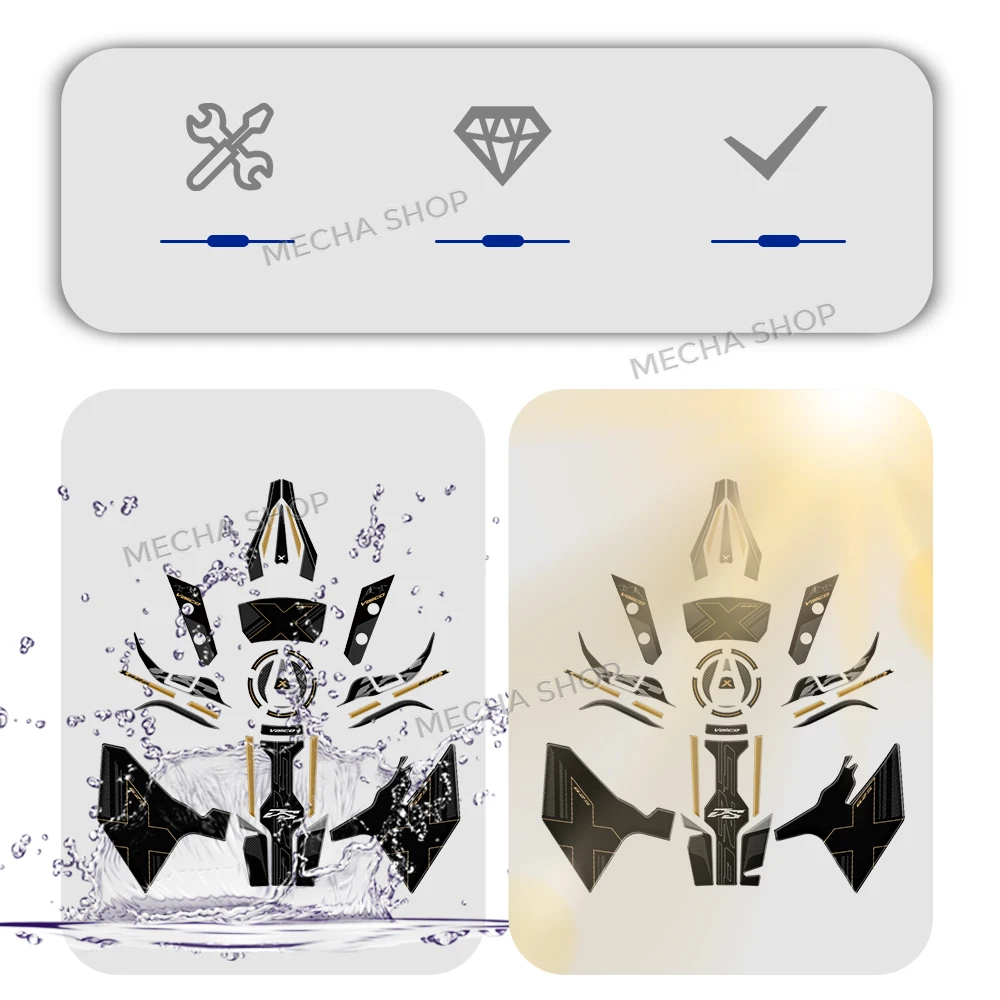 Nouveau DSX625 2025 autocollant pour Voge Valico 625DSX 2025 3D résine époxy Kit moto réservoir Pad Protection autocollant