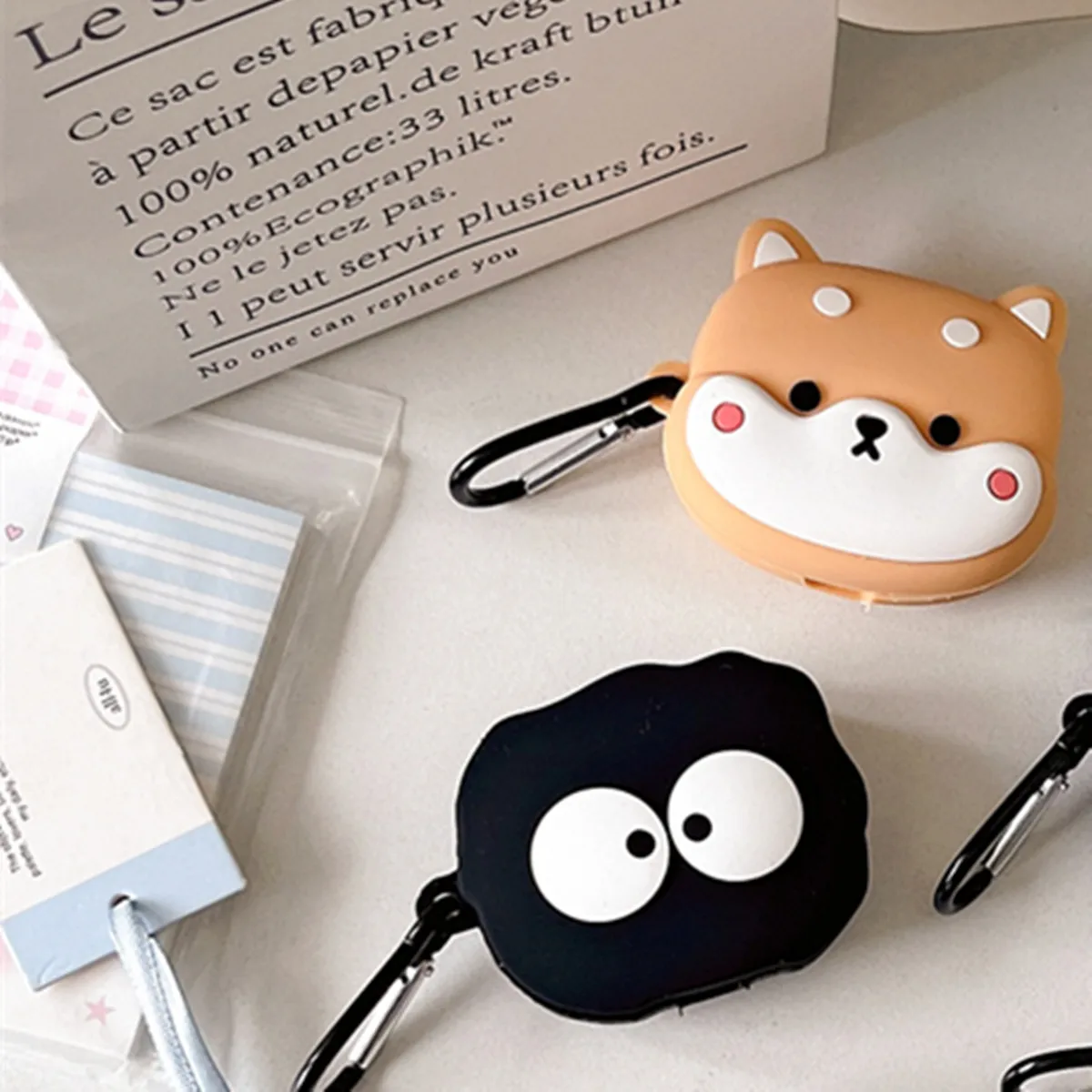 Чехол для XiaoMi Redmi Buds 5 с крючком, милый мультяшный креативный забавный дизайн, силиконовый защитный чехол для наушников для Redmi Buds 5