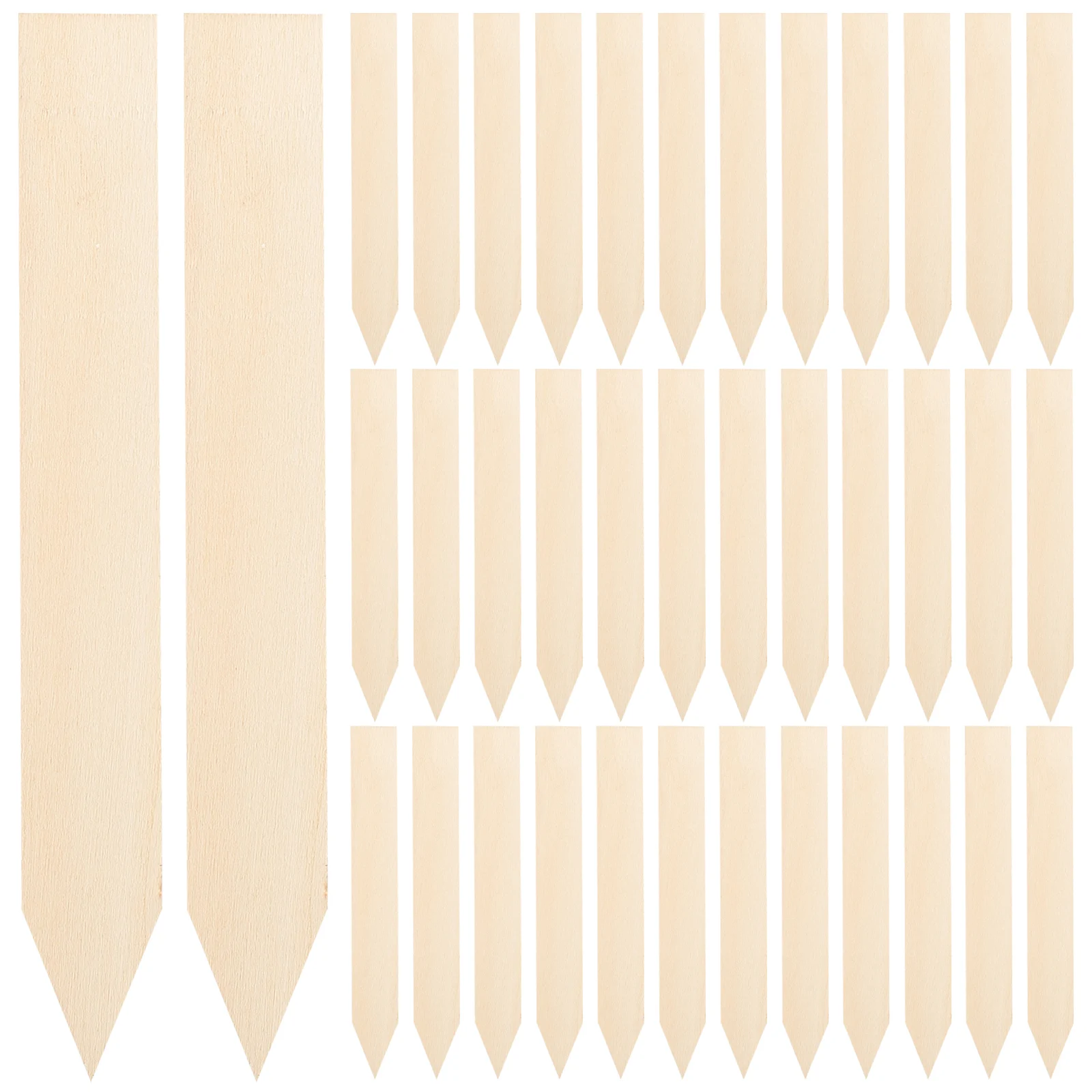 

50 Pcs Wooden Plant Labels Garden Markers Vegetable Tags Lightweight Reusable Waterproof Durable Craft Wood Plant Ornament