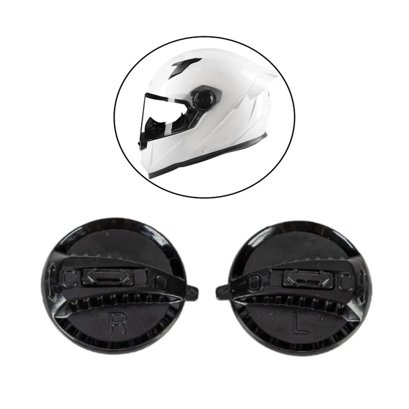 Practical Motorcycle Helmet Visors Bases Wear Resistant Replacement Parts for Retro Motorcycle Helmet