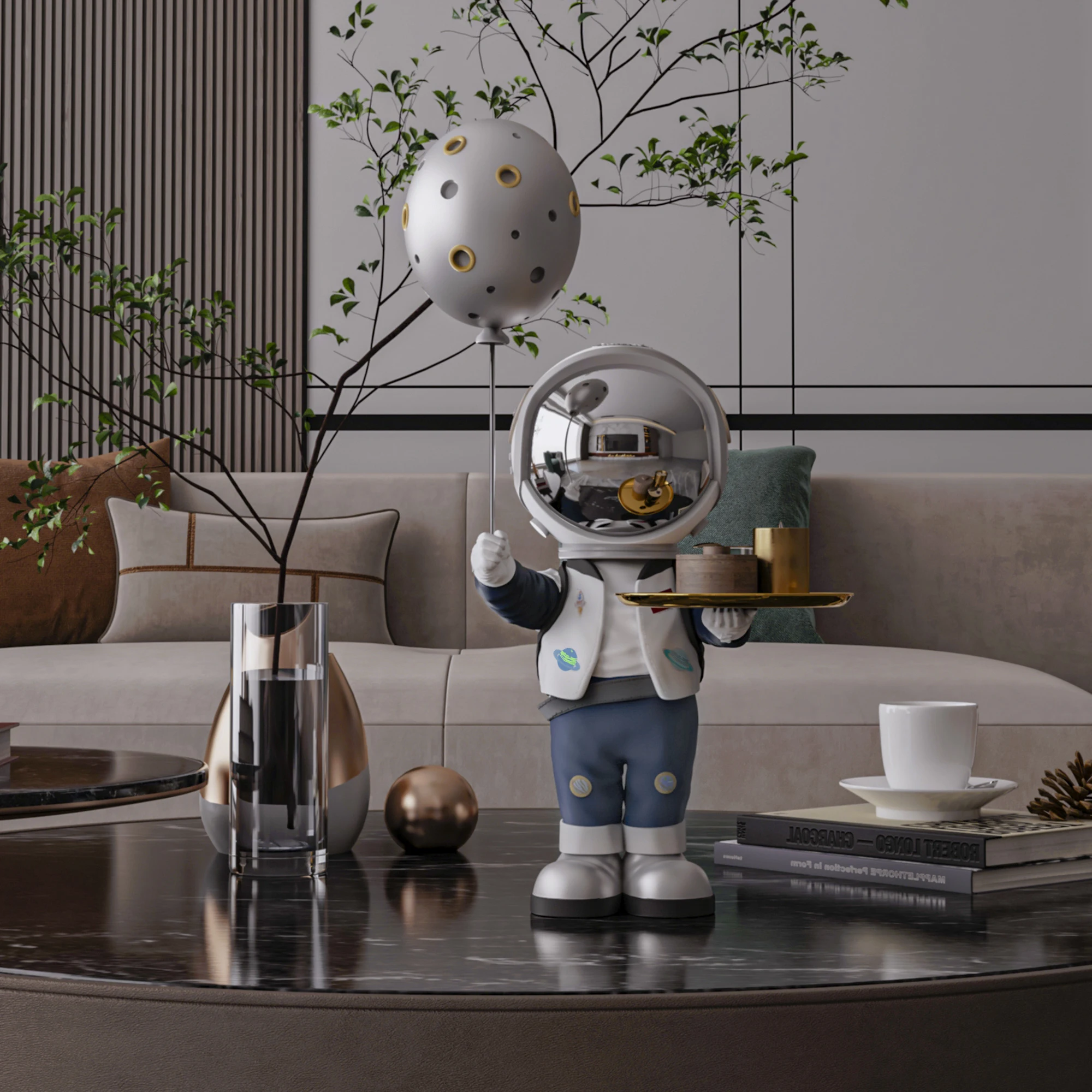 

Nordic Home Decor Astronaut Statue Livingroom Decoration Home Figure Resin Crafts Sculpture Creative Home Accessories figurine