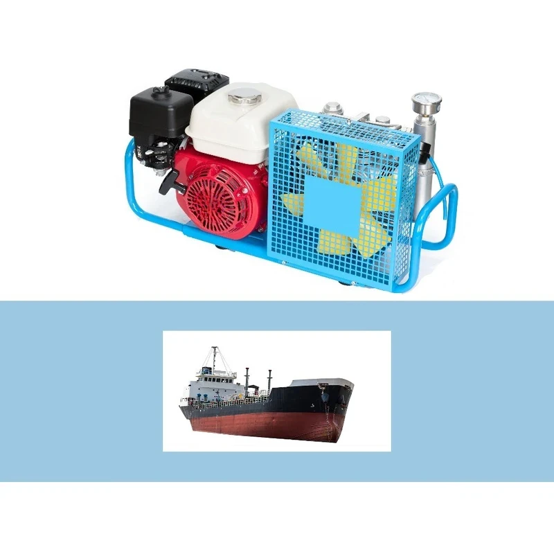 Portle 0 l/min 0 00 bar . Sersible Three-cylinder comprsor