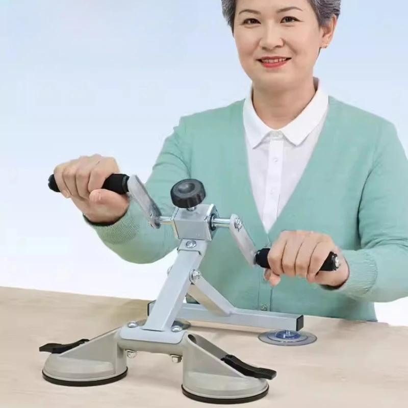 Upper Limb Wrist Trainer Rotary Trainer Stroke Rehabilitation Machine Arm Strength Exerciser Desktop Hand Cranked Device