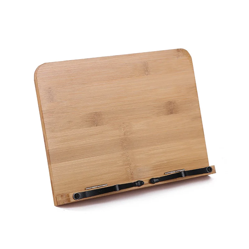 حامل قراءة Nanzhu للأطفال، كتاب قراءة متعدد الوظائف لسطح المكتب قابل للطي، يمكن رفع حامل كتب من الخيزران