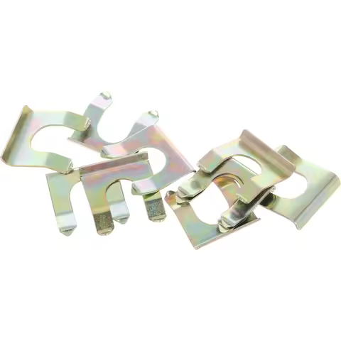 10 Pcs Brake Line Retainer Iron Line Holder U Clip Clamp Fastener Auto Parts Accessories Car Brake Line Fittings Vehicle