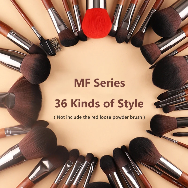 

MUF Series Makeup Brushes Set Angled Face Blush Brush Loose Powder Foundation Eyeshadow Beauty Brush Make Up Tools For Women