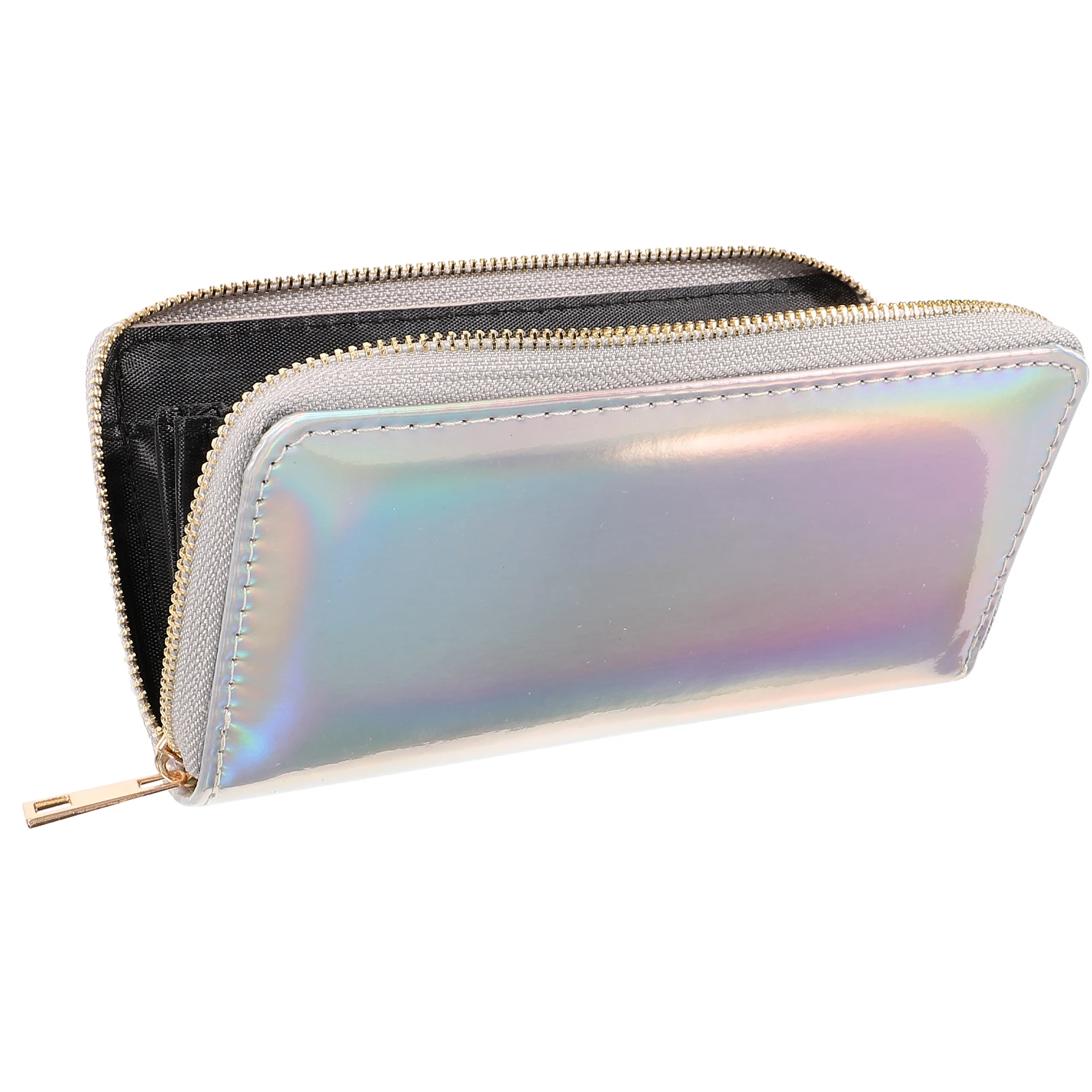 

Shiny Synthetic Wallet Large Capacity Coin Purse Women Violet Clutch Bag Evening Party Accessories Sequins Design