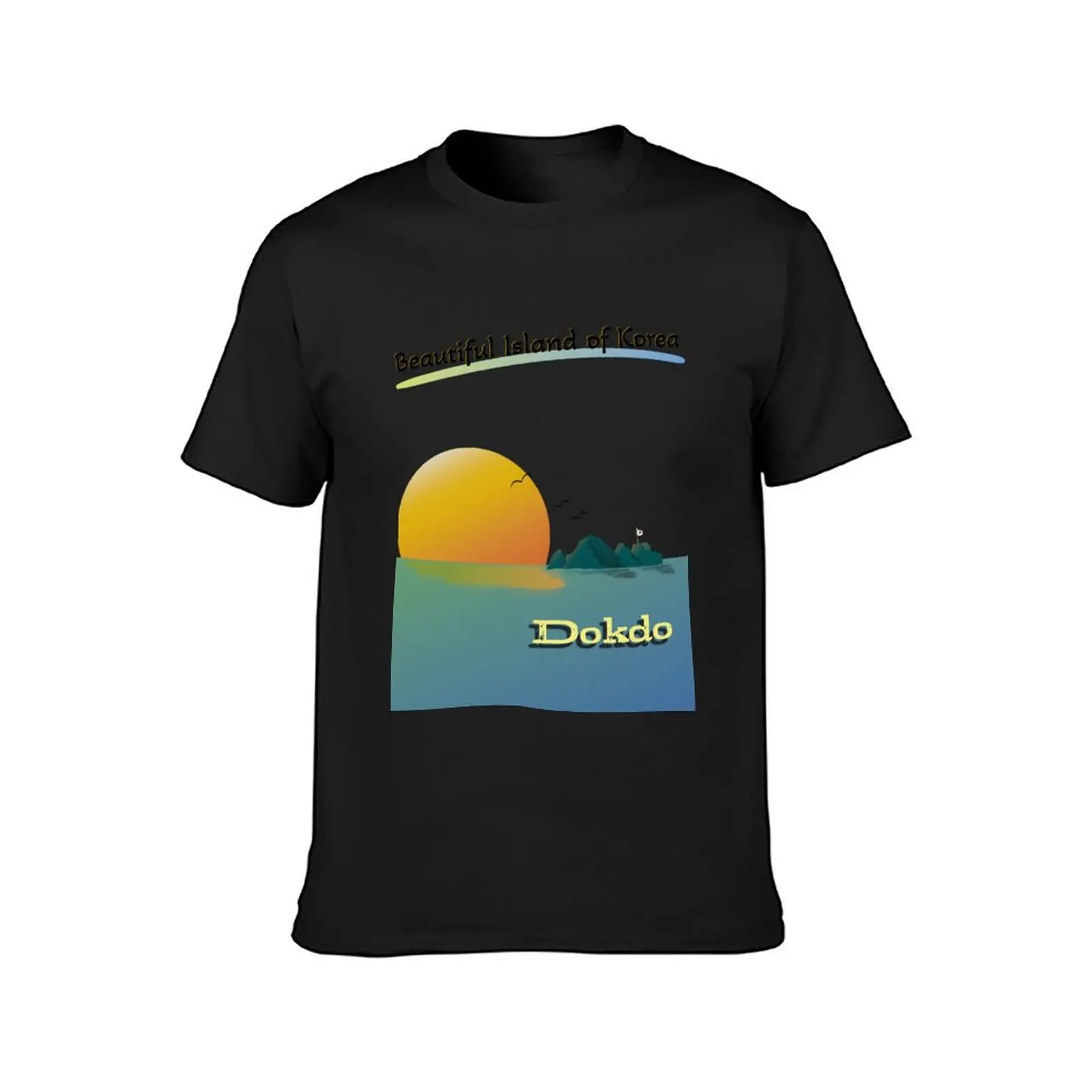 Dokdo, Beautiful Island of Korea T-Shirt aesthetic clothes plain summer clothes mens graphic t-shirts funny