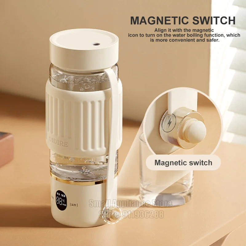 Picture 3: Handheld Electric Water Cup 400ml Electric Kettle Intelligent Boiling Cup Multifunctional Health Cup Portable Water Boiler