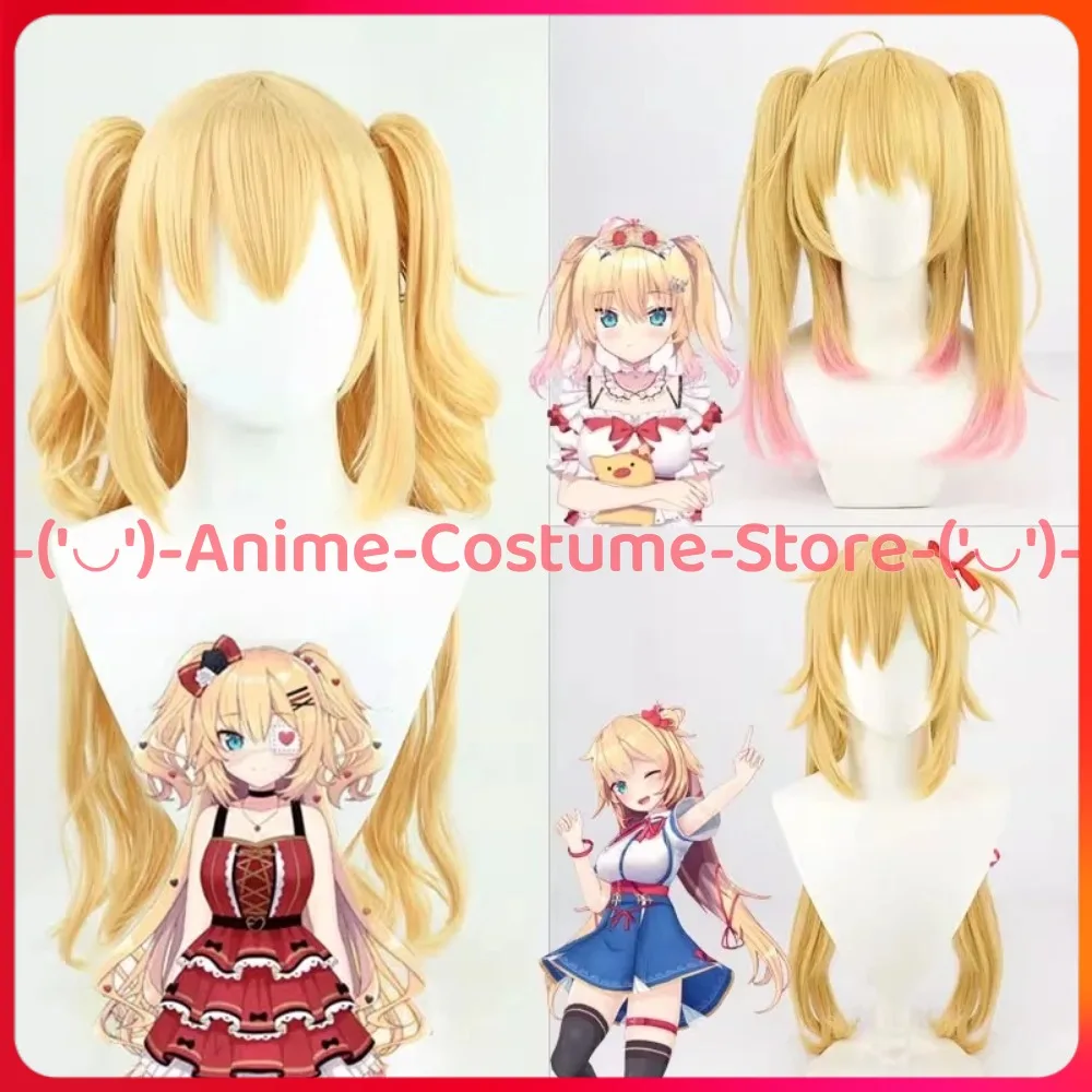 

Hololive VTuber Akai Haato Cosplay Wig Anime Game Character Halloween Carnival Party Costume Wigs Heat Resistant Synthetic Hair