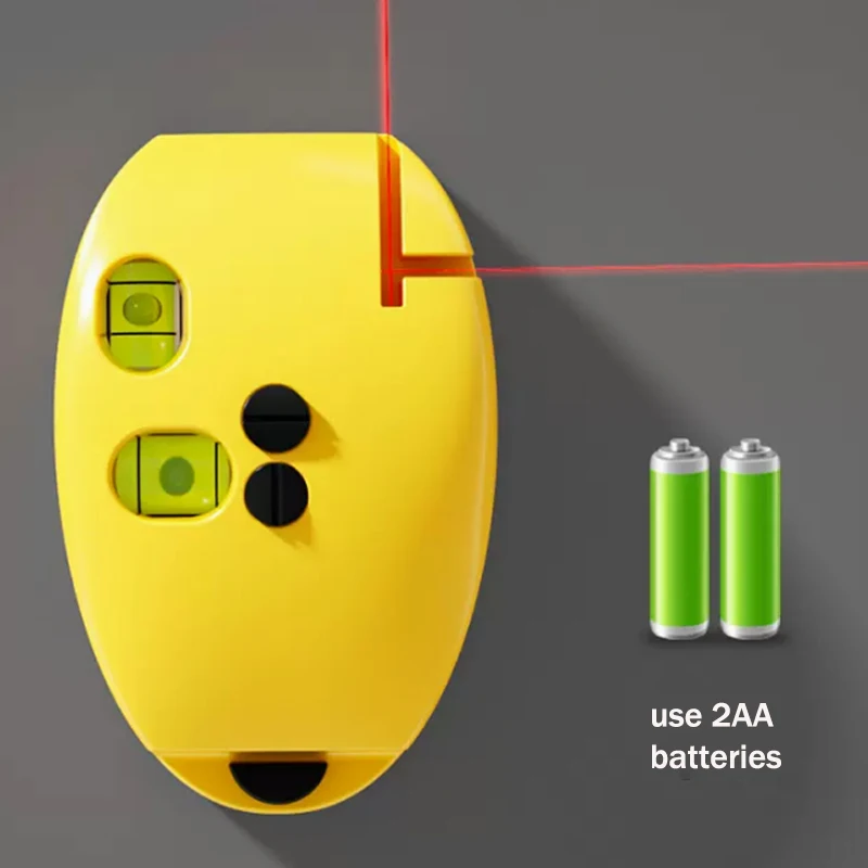 Laser Level with Tripod Red LS2 Level Meter Horizontal Bubble Right Angle Vertical Horizontal Line Decoration Measuring Tool