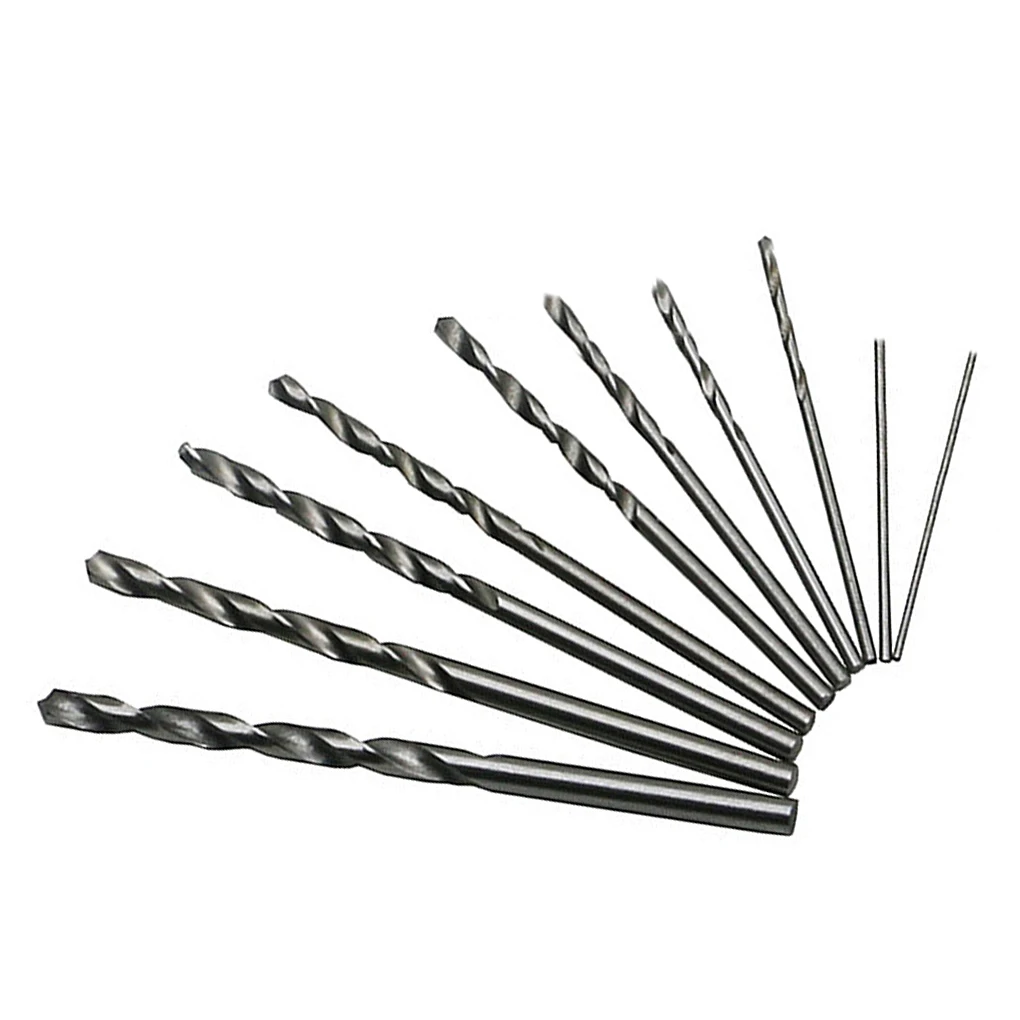 10/25pcs High Speed Steel Mini Drill Kit HSS Micro Drill Bit Twist Set Woodworking Wood Tool