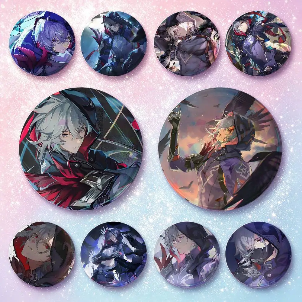Game Button Html Anime Game Honkai Star Rail Moze Badges Button Round Creative Pin ...