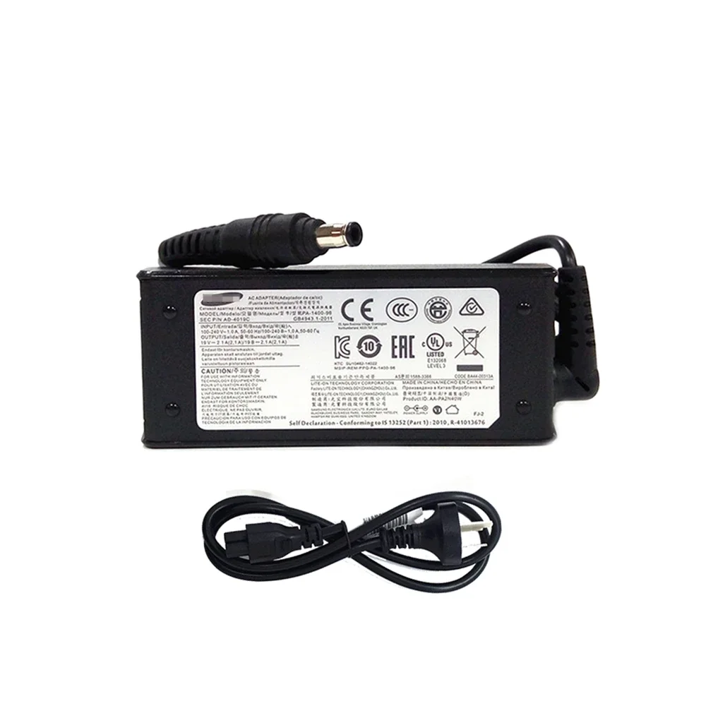 PA-1400-96 19V2.1A 40W Original Suitable for Samsung NP910S3L-M04 M05 Laptop Power Adapter 3.0 * 1.1mm