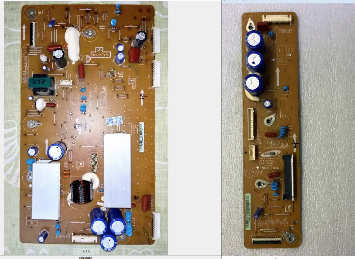 Free shipping! Y SUS LJ41-10281A LJ92-01897A   x sus  LJ41-10283A LJ92-01898A  for  43inch  PDP  TV  Drive board