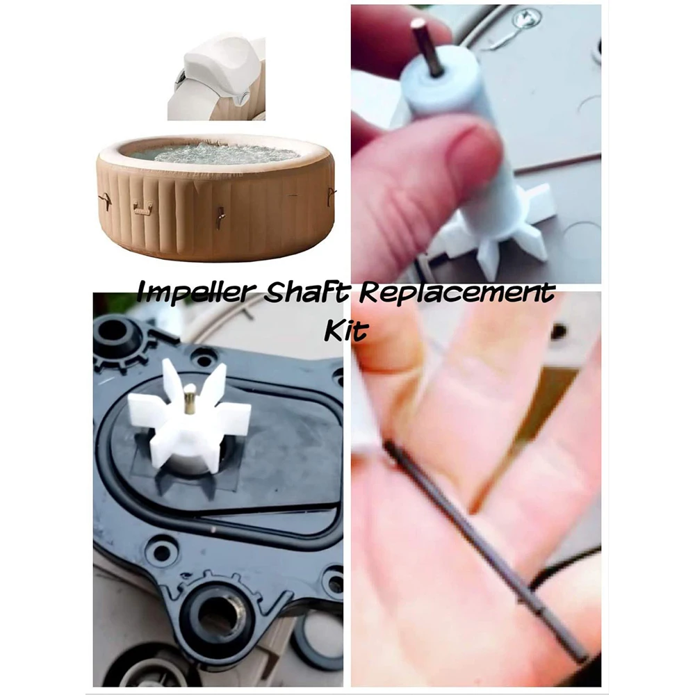 For Intex Atman Sunsun Pure Spa Water Pump Rotor Ceramic Shaft2.5mm/3mm/3.5mm Hot Tub Impeller Pump Shaft Fix E90 Errors,#58113